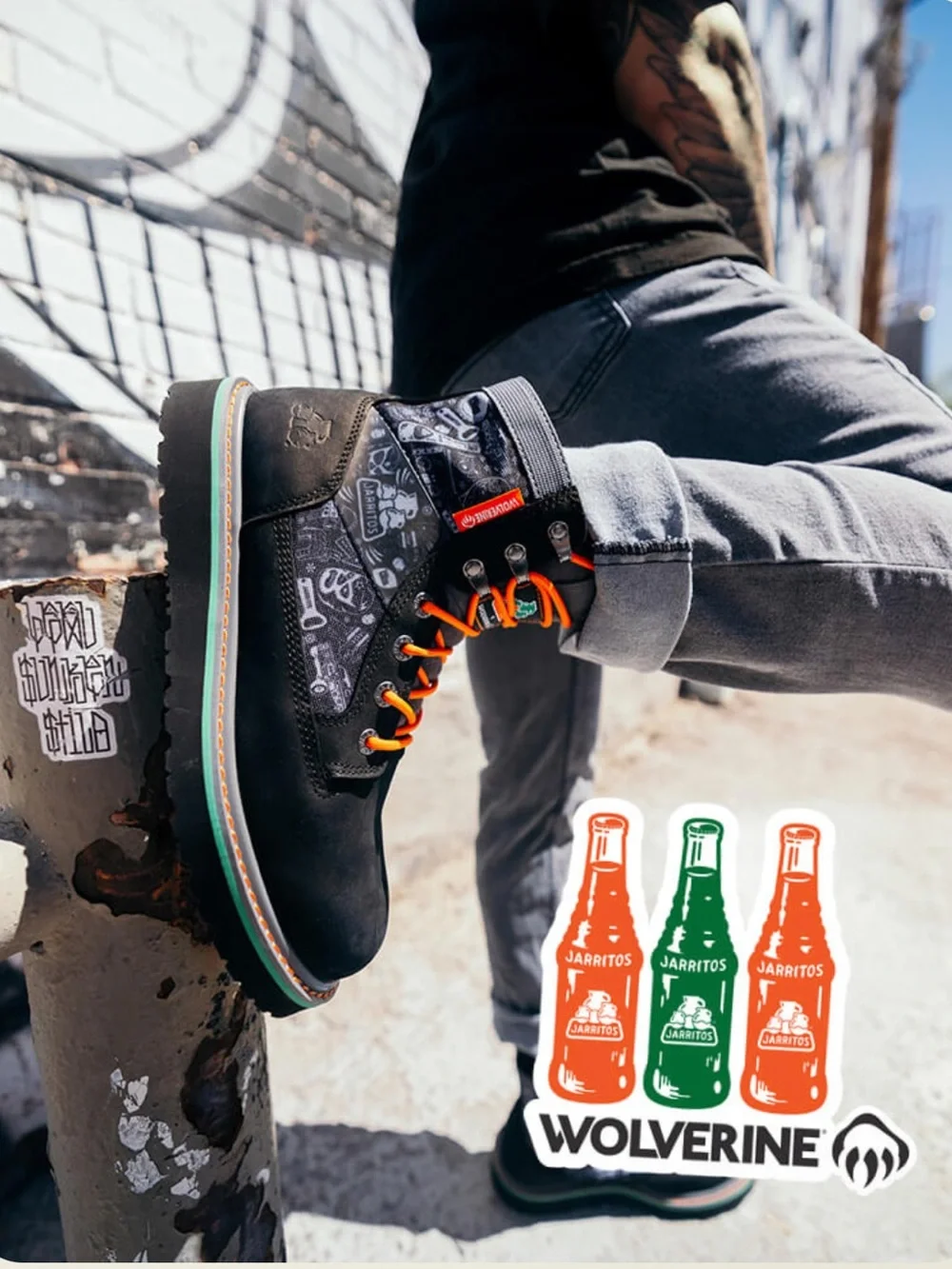 Wolverine x Jarritos Trade Wedge Boot Collab